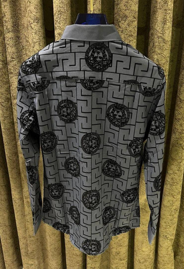 Versace IMPORTED STORE ARTICLE DIAMOND CHINA SHIRT