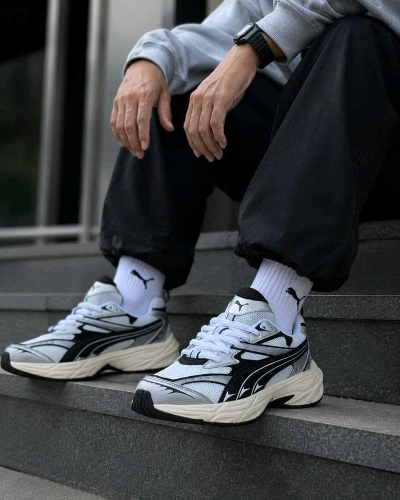 Puma Morphic Retro Black White 2156