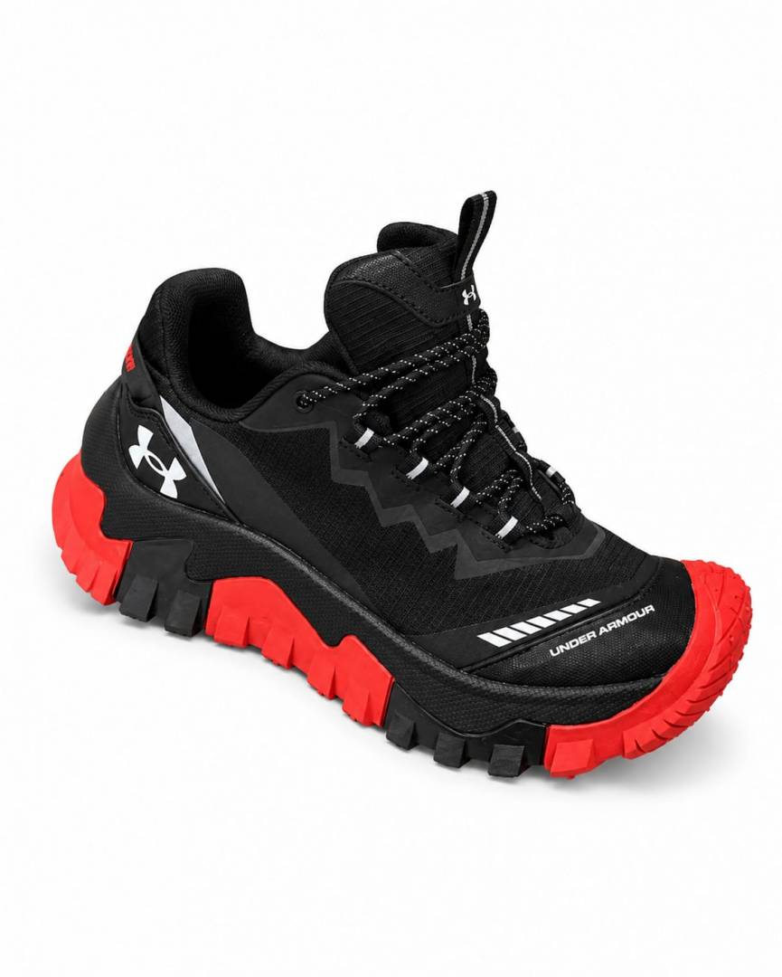 Under Armor Athletic Hiking Black Red
