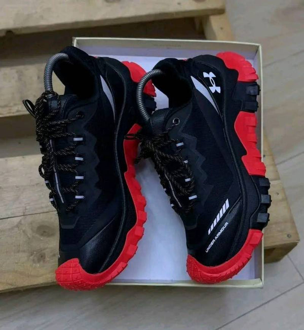 Under Armor Athletic Hiking Black Red