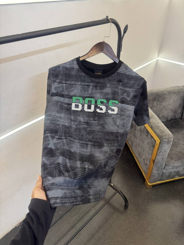 Hugoo boss turkey imported round neck tshirt black