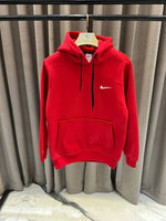 Nike Fleece Hoodie red