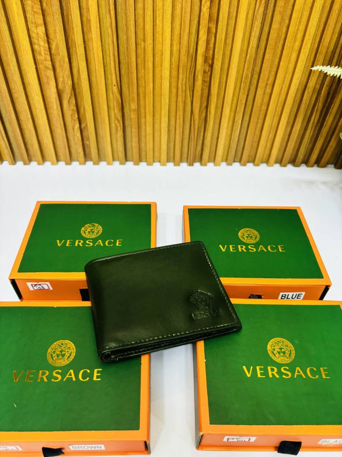 VERSACE GREEN PREMIUM QUALITY WALLET style idea