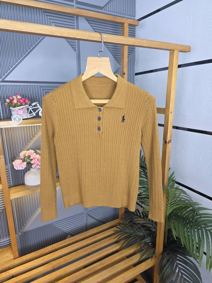 RL POLO SWEATSHIRT YELLOW S78-YL