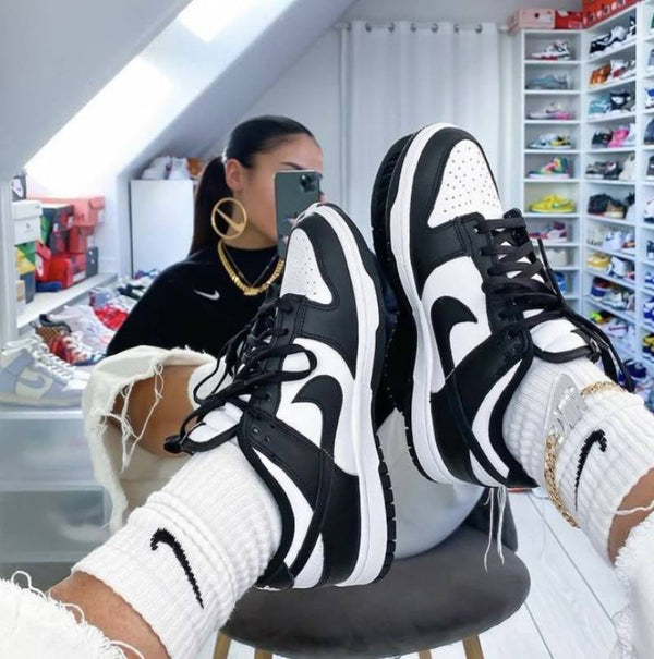 Dunk Low Panda Black White For Women 416