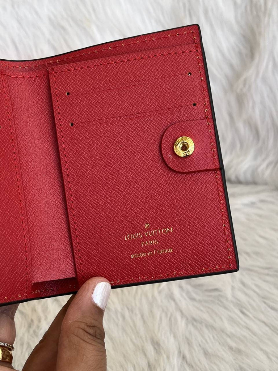Louis Vuitton_Lisa_Inside-Red_Flap_Wallet_With_OriginalBox_DustCover_Booklet_Highend