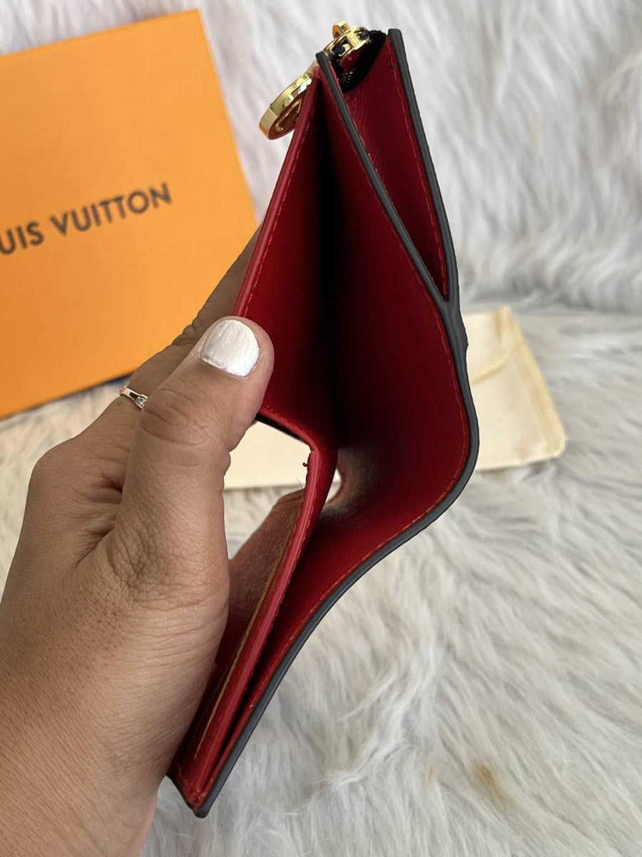 Louis Vuitton_Lisa_Inside-Red_Flap_Wallet_With_OriginalBox_DustCover_Booklet_Highend