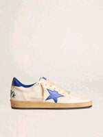 Golden Goose Ball-Star Low White Bluette