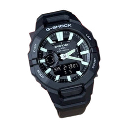 Casio G Shock GBA-950-2A Full Black White Needles