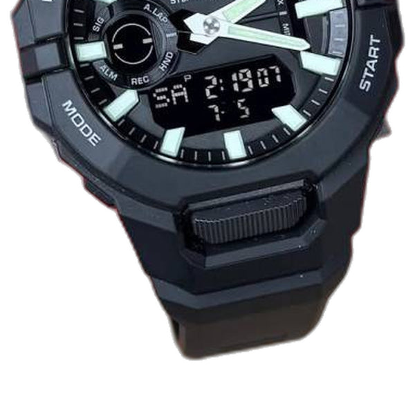 Casio G Shock GBA-950-2A Full Black White Needles