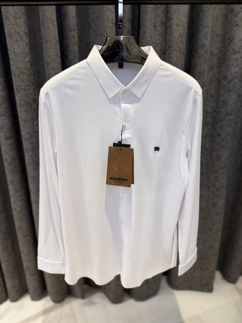 Burberry IMPORTED TRENDING KOREAN SHIRT WHITE