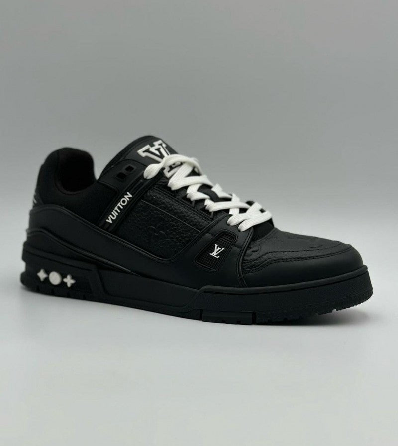 Louis Vuitton LV Trainer Black Embossed Monogram