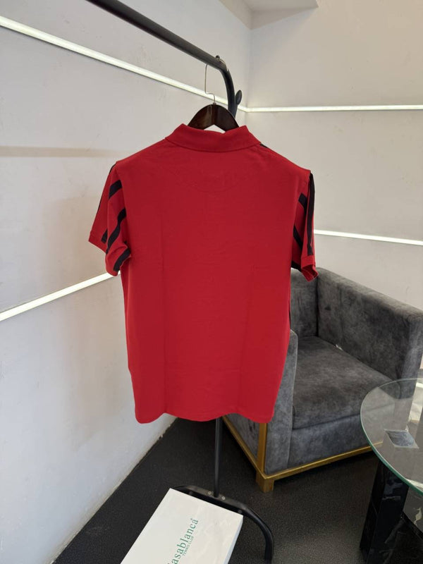 Casablanca turkey imported polo tshirt red with box