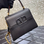 Valentynoo Black VSling TopHandle ShoulderBag With dustCover