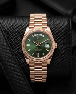 Rolex Oyster Perpetual Day Date Copper Greenu