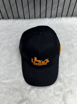 Hermes_Front_Logo_Black_Premium_Unisex_Cap_With_Safety_Box