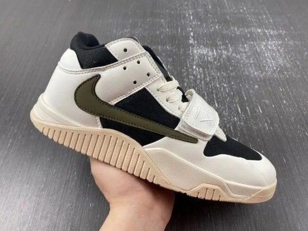 Travis Scott x Jordan Jumpman Jack Trainer olive