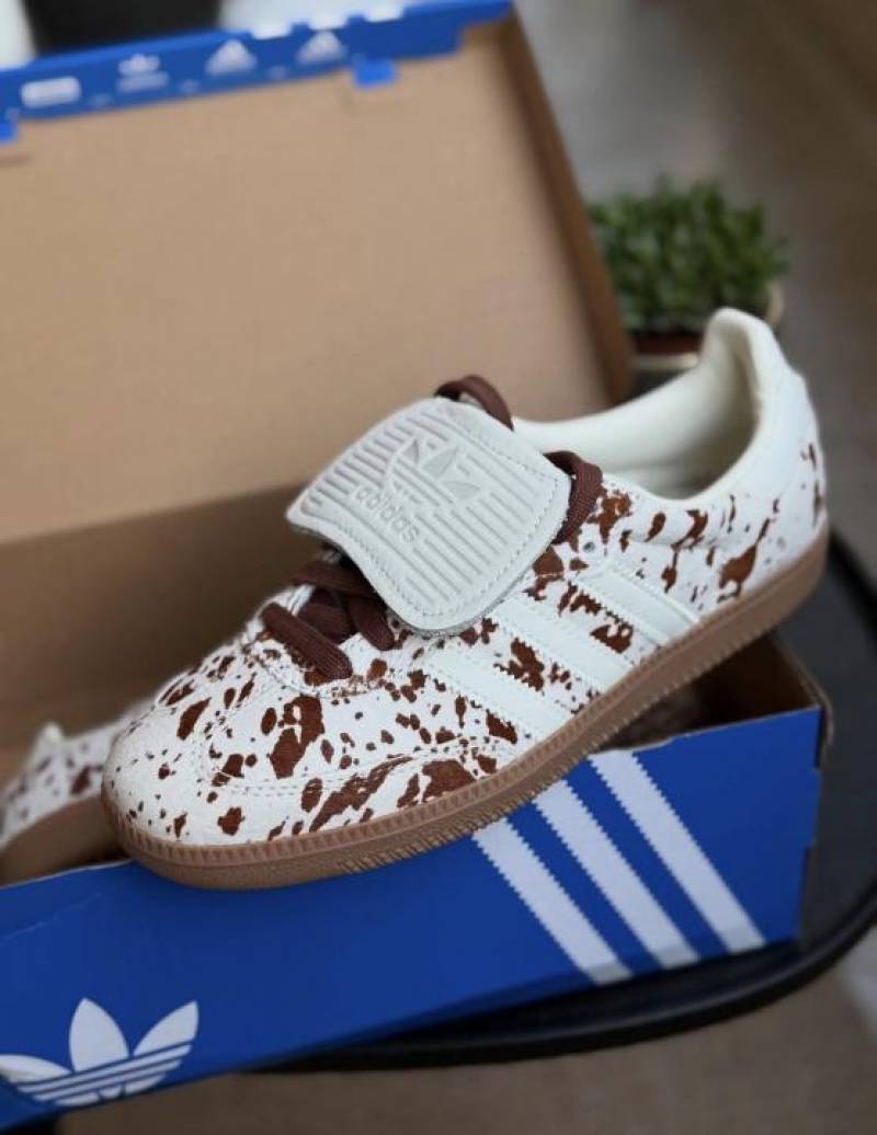 Adidas SambaCow Print Brown White