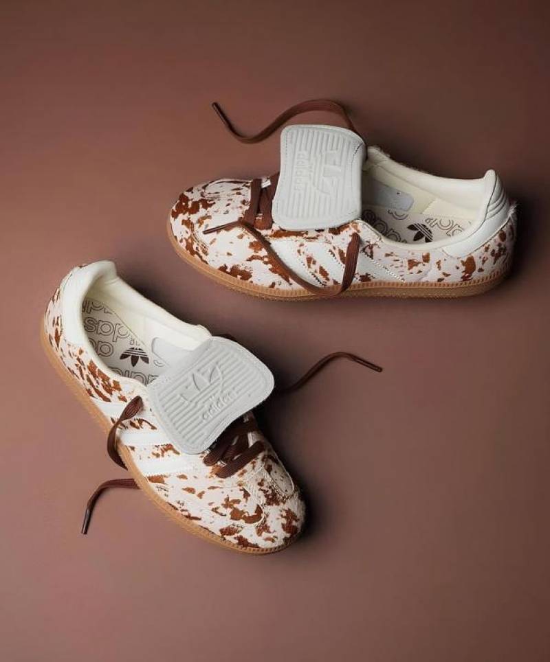 Adidas SambaCow Print Brown White