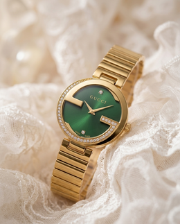 Gucci nterlocking G Gold Green