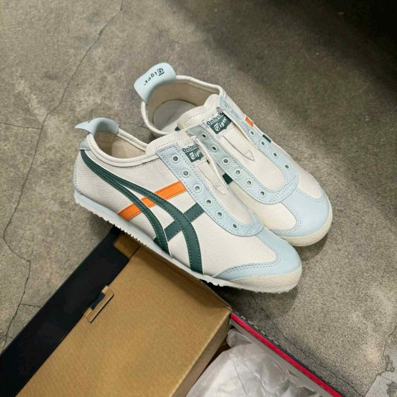 Onitsuukaa Tigerr Mexico 66 Slip On Cream Green 1253