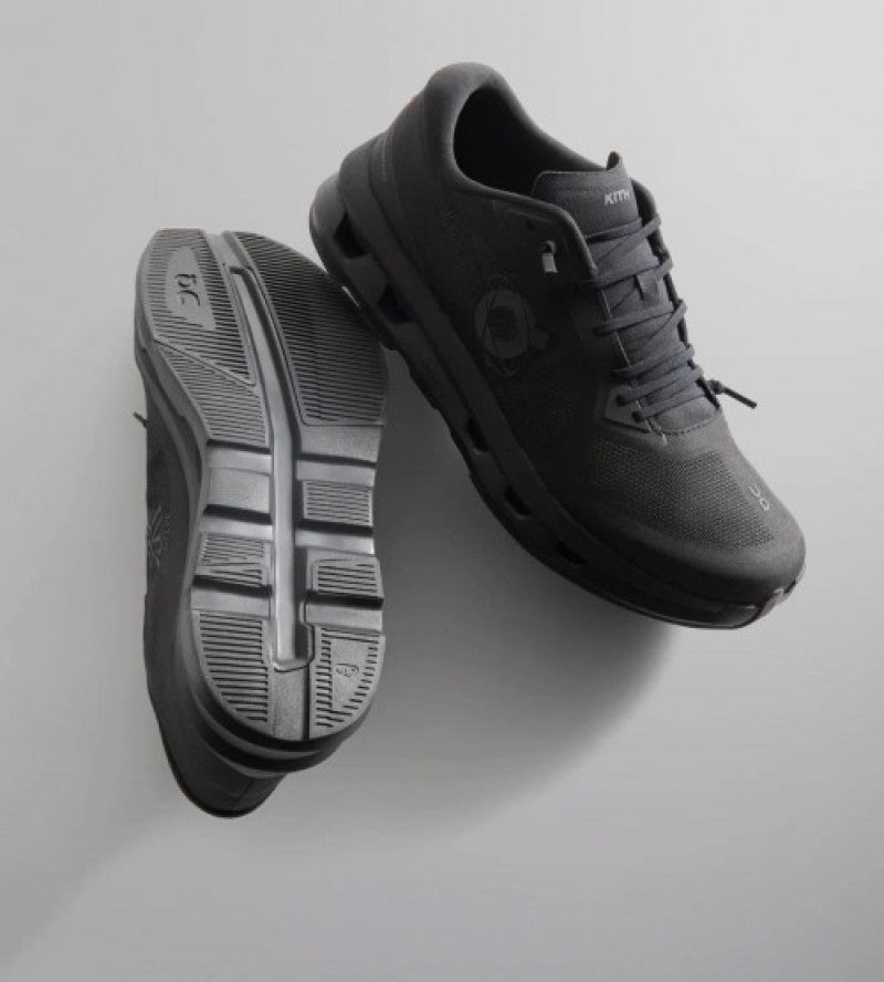 On Running x Kith Cloudzone Triple Black