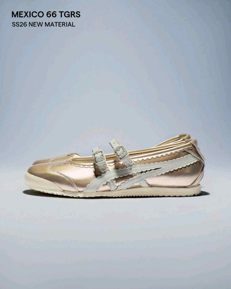 Onitsuka Tiger Mexico 66 TGRS Metallic Pack Champagne Cream