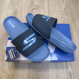 Skechers Hyper Burst Go Recover ArchFit Premium Navy Blue Flip-Flop