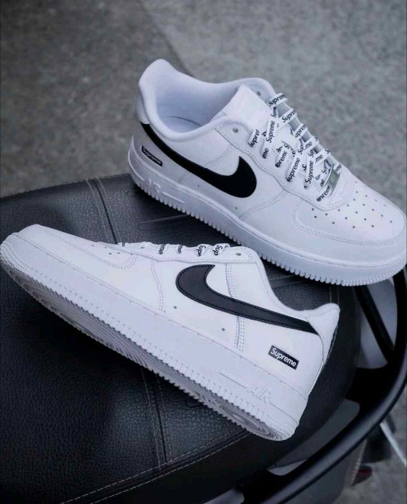 Supreme x Nikkee AirForce 1 Low White Black