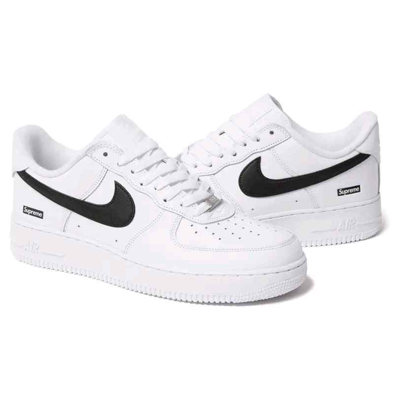 Supreme x Nikkee AirForce 1 Low White Black