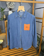 HERM LOGO SHIRT SKY S131-SK