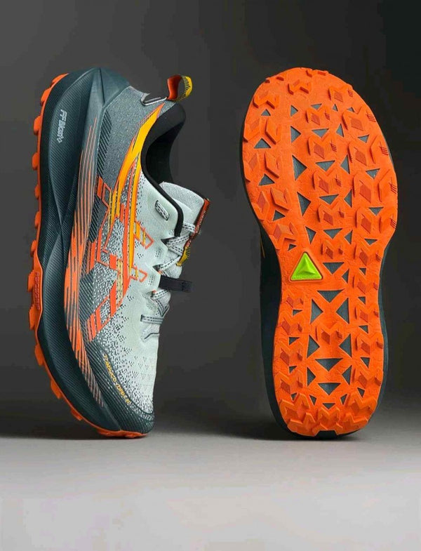 Asics Trabuco Max 4 Trail Cold Moss Nova Orange 1094