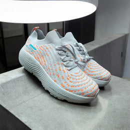 Sketcherss Max Road Hyper Burst Grey Orange 1552