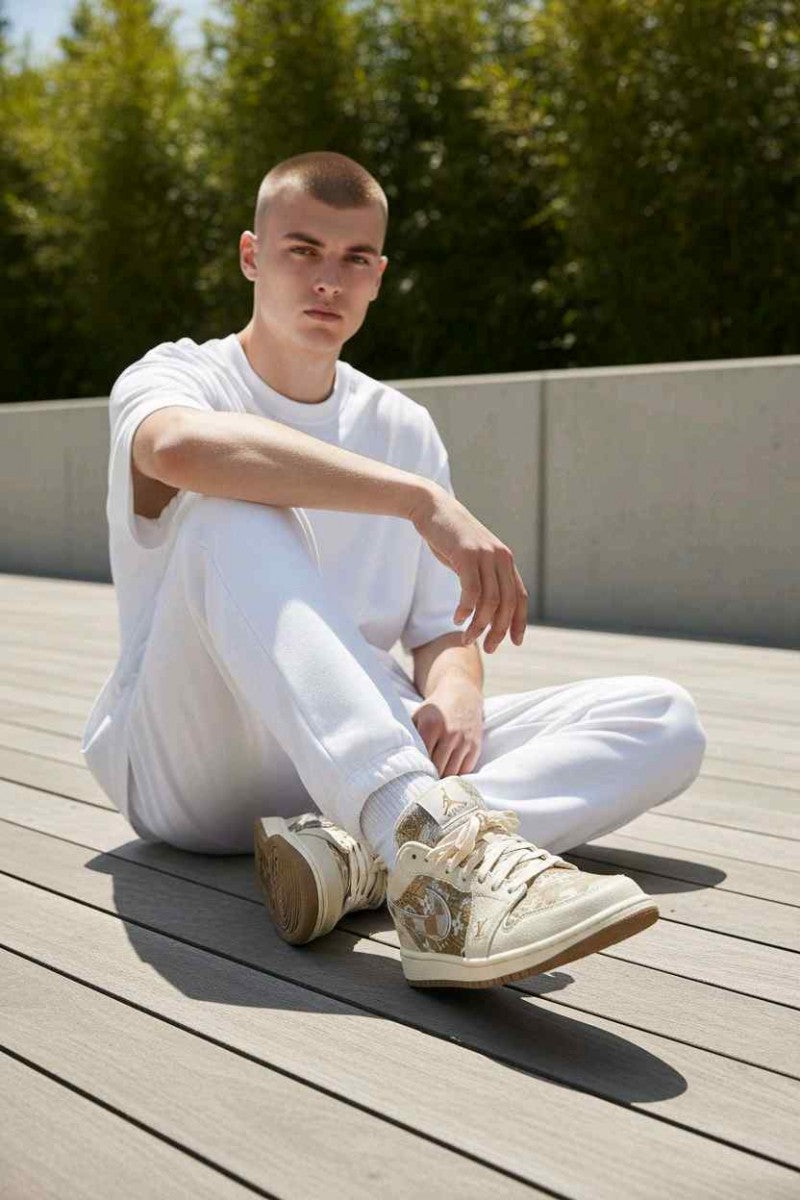 Nike Air jordan 1 low X Loiuss Vuitton Mercy 6013