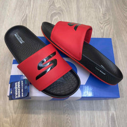 Skechers Hyper Burst Go Recover ArchFit Premium Red Black Flip-Flop
