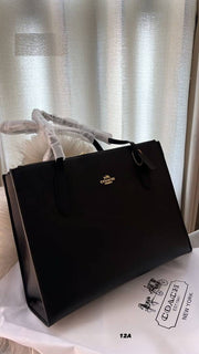 Coach_Nina_Carryall_Premium_Tote_Bag_With_OG_Box_&_Dust_Bag_(Black-808)