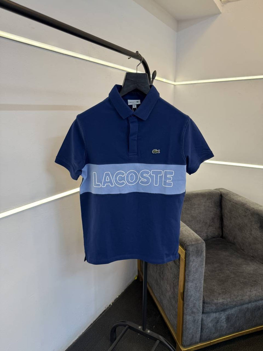 Lacoste imported polo tshirt blue