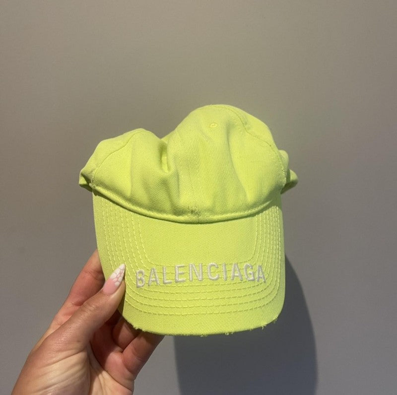 Balenciaga Logo Visor Green Premium Unisex Cap With Safety Box