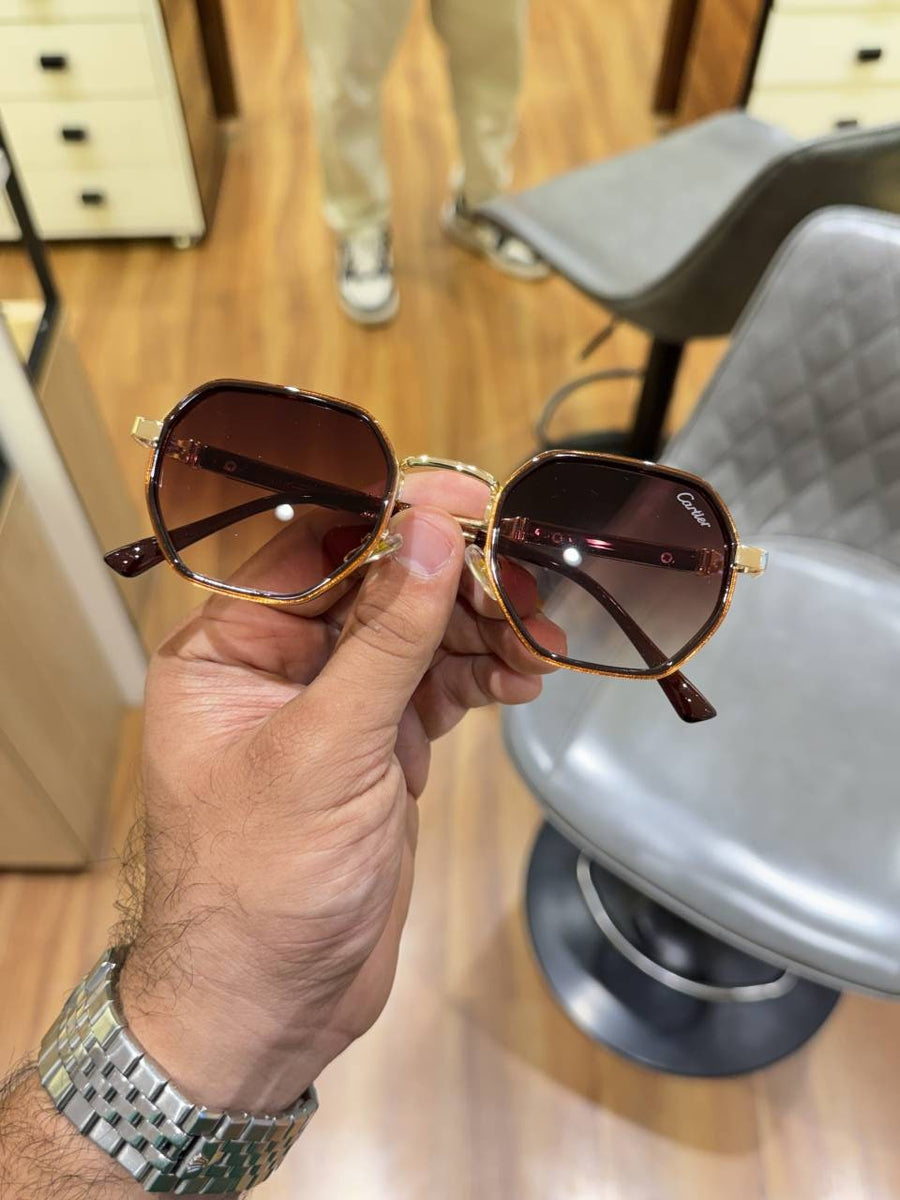 Cartier 2500 gold brown