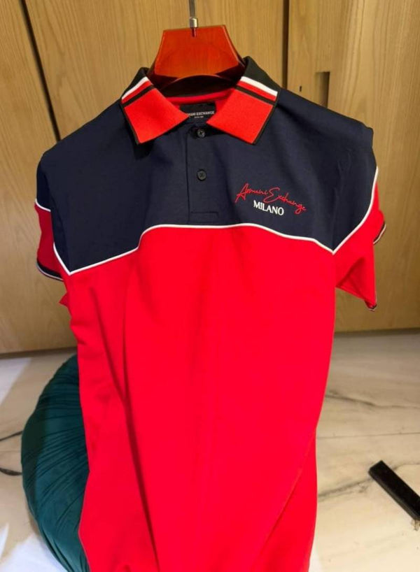 x i exchang e IMPORTED STORE ARTICLE POLO T SHIRTx