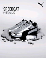 Puma Speedcat Metallic Silver Black 6066