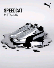 Puma Speedcat Metallic Silver Black 6066