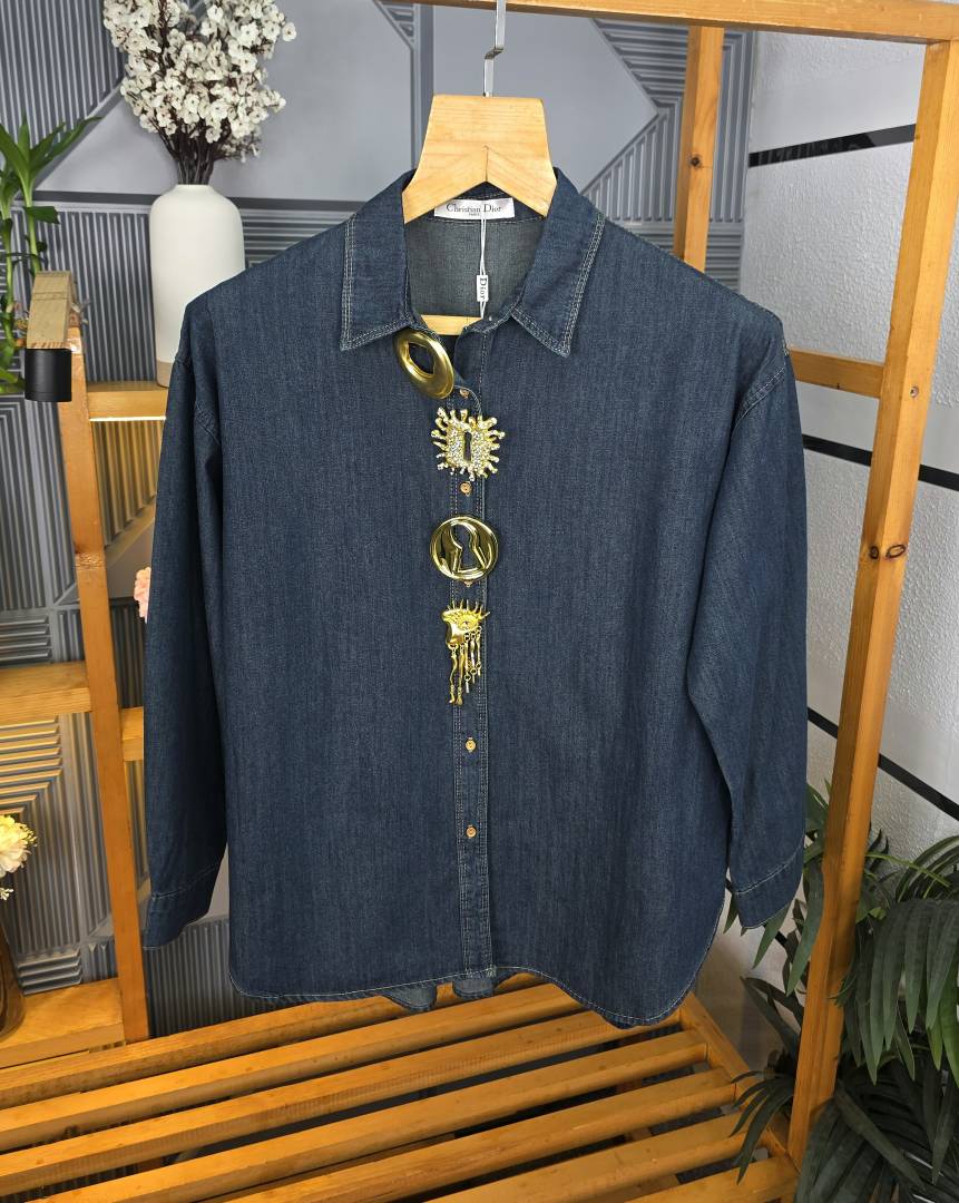 DIO LOGO SHIRT DARK BLUE S127-DB