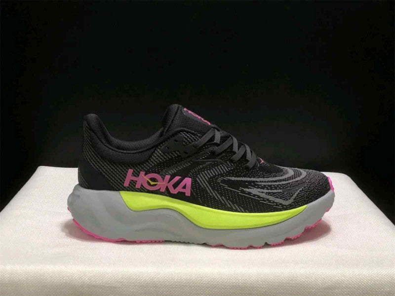 Hoka Arahi 8 Charcoal Grey-Yellow-Rose Mens shoes