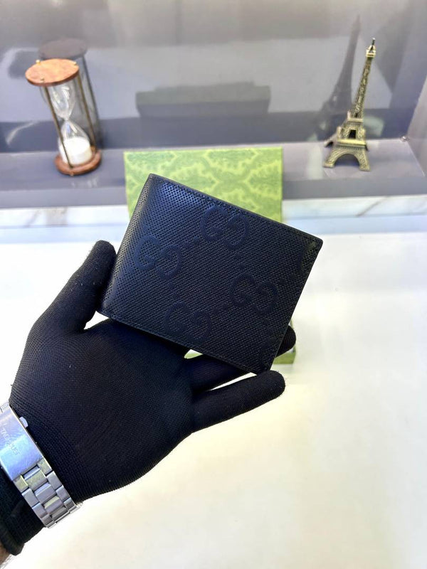 Gucci 2 Wallet Combo Black Premium Quality Fa 708