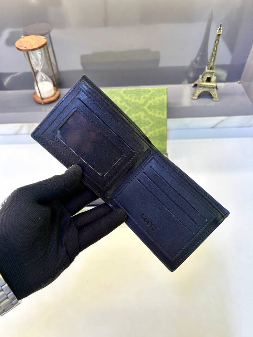 Gucci 2 Wallet Combo Black Premium Quality Fa 708