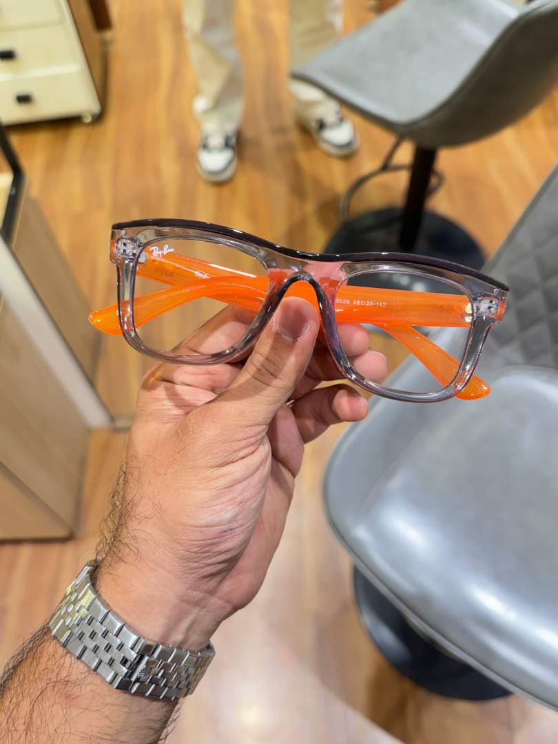 Ray-Ban 0502 grey Orange plano