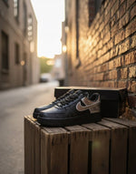 Nike Airforce 1 All star metallic silver black (Glow in dark)