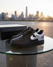 Nike Airforce 1 All star metallic silver black (Glow in dark)