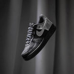 Nike Airforce 1 All star metallic silver black (Glow in dark)